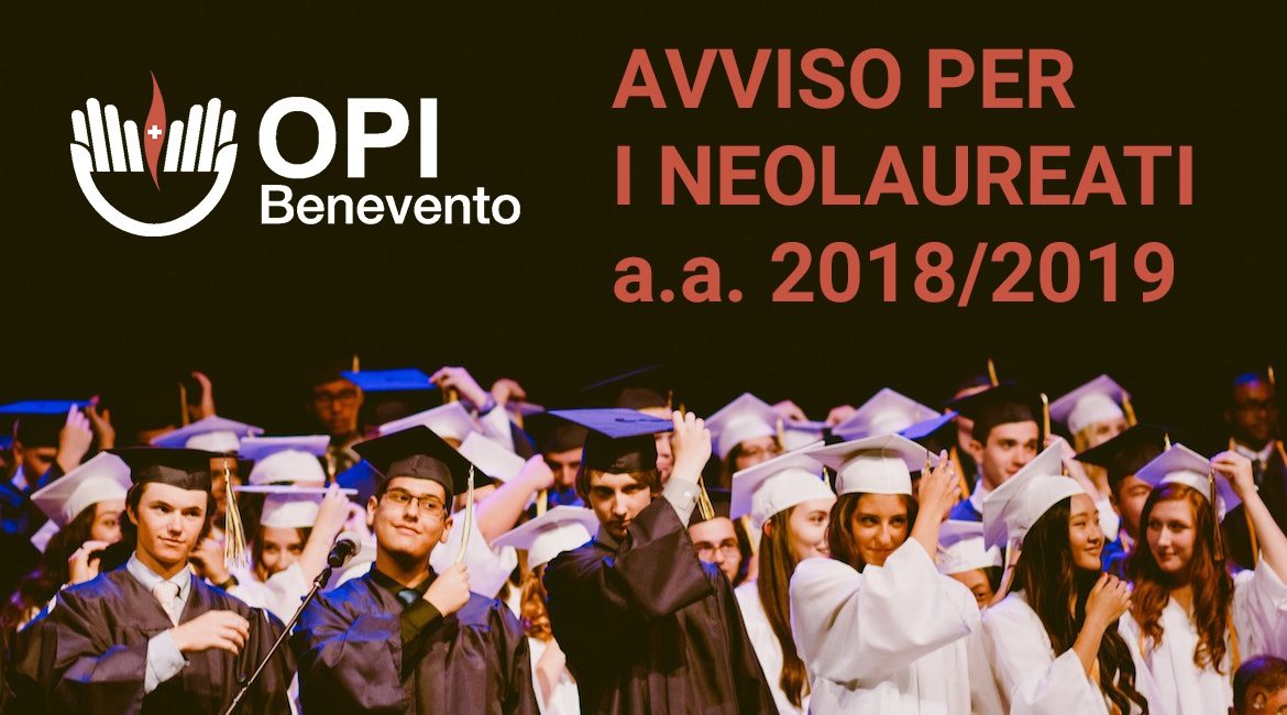 Avviso per i neo laureati a.a. 2018/2019