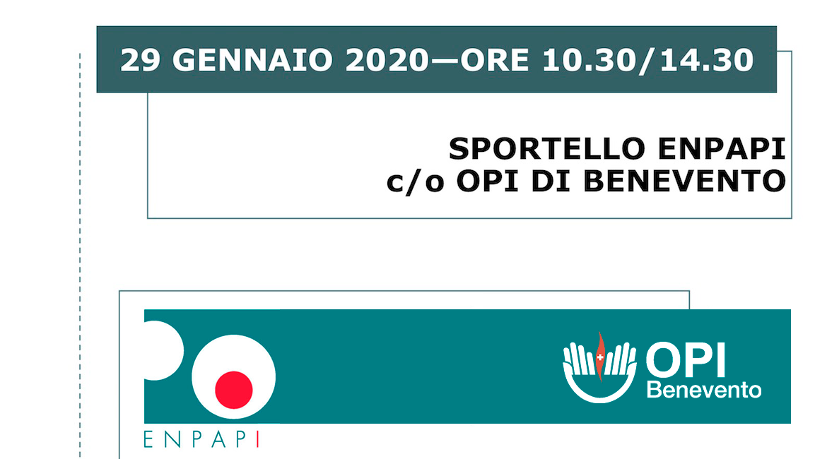 RIMANDATO!  – SPORTELLO ENPAPI c/o OPI DI BENEVENTO