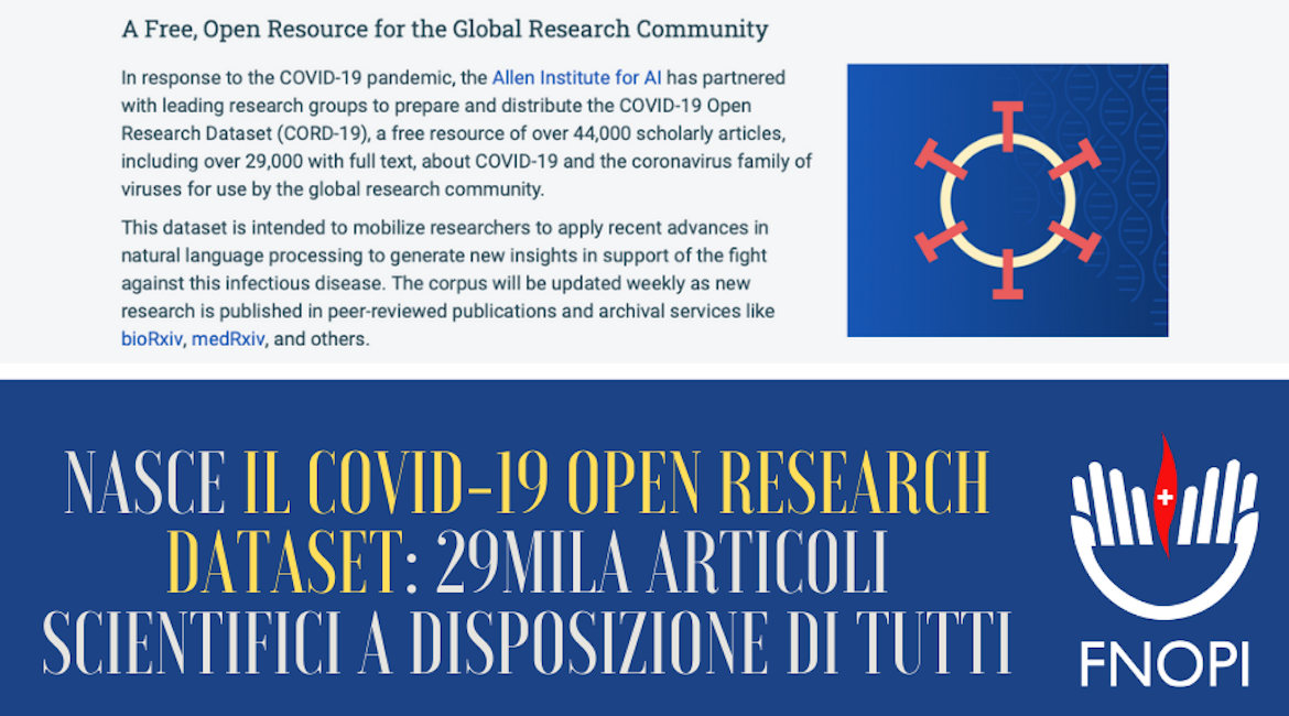 Nasce il CoViD-19 Open Research Dataset