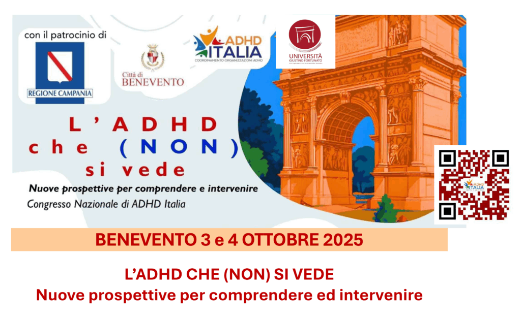 BENEVENTO 3 e 4 OTTOBRE 2025 L’ADHD CHE (NON) SI VEDE